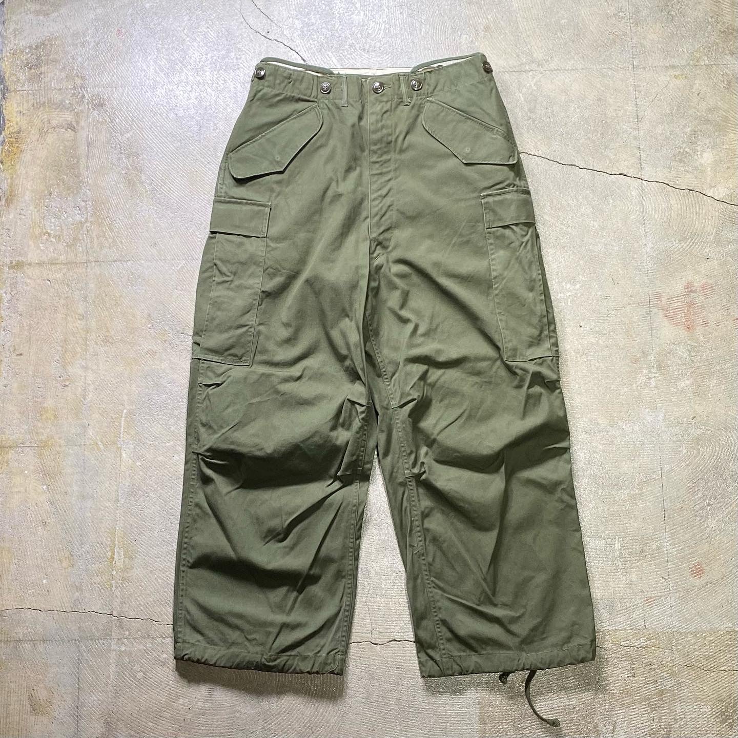 1950's US.ARMY M-51 DUCK FABRIC FIELD TROUSERS (VERY GOOD