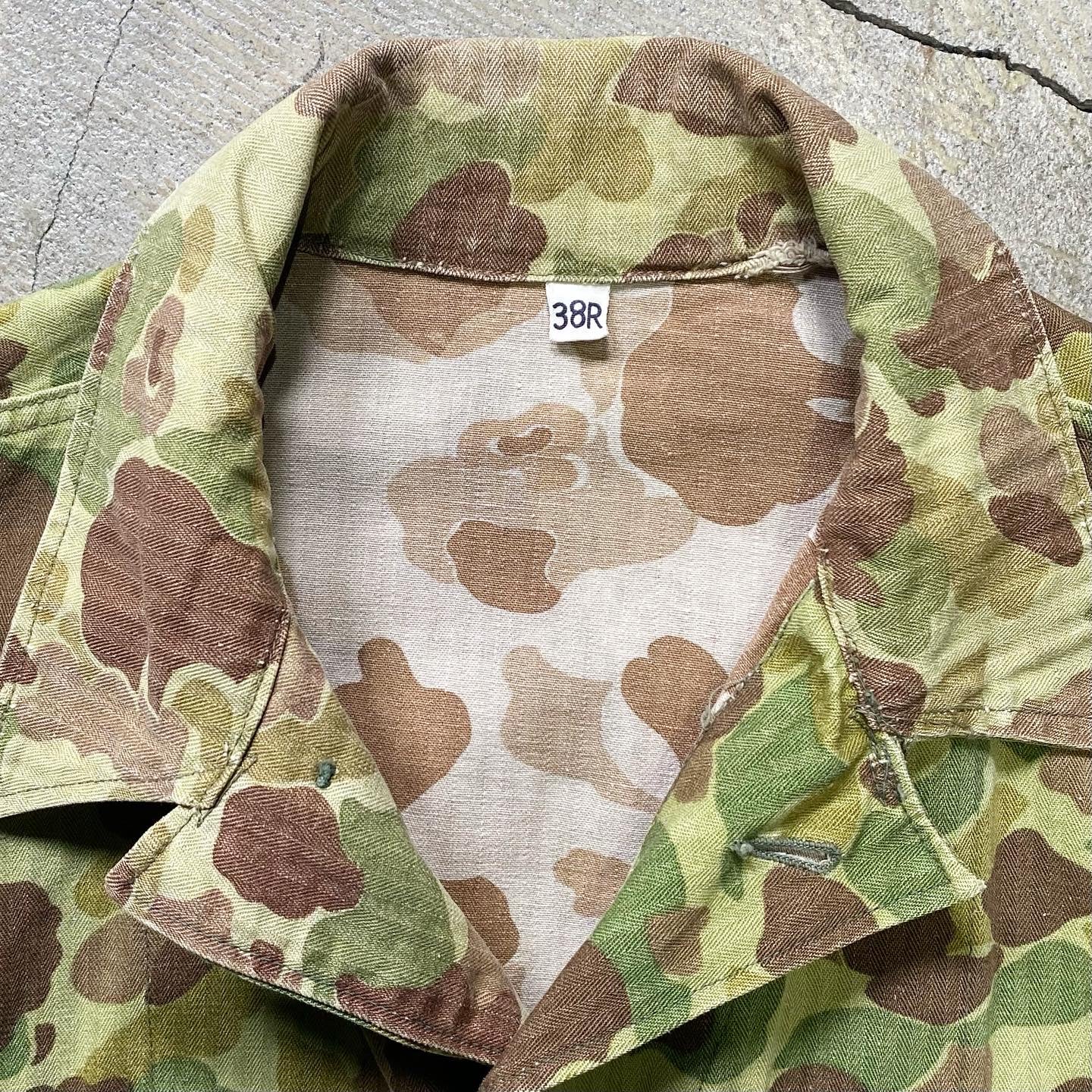 1940's US.ARMY DUCKHUNTER CAMO HBT JACKET (GOOD CONDITION