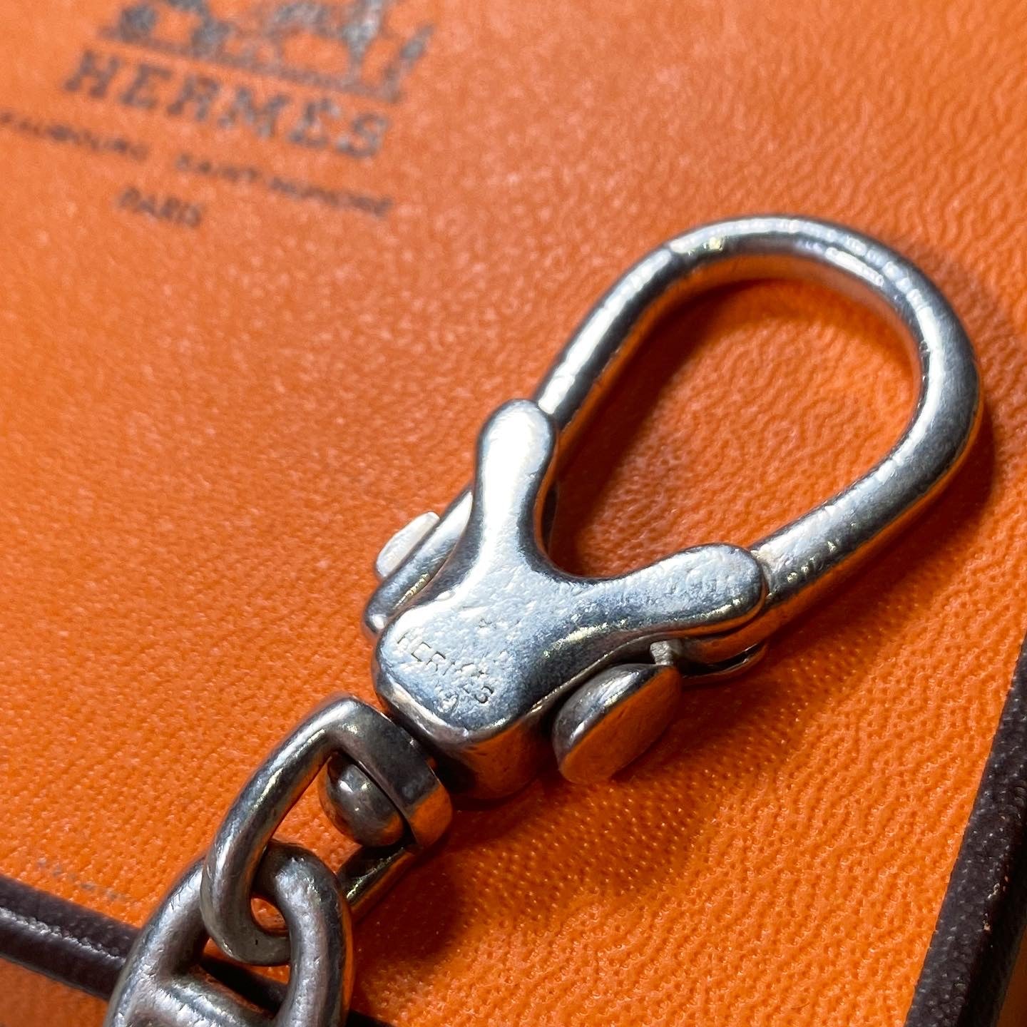 1980-90's HERMES Chaine d'Ancre Key Chain – LEAD