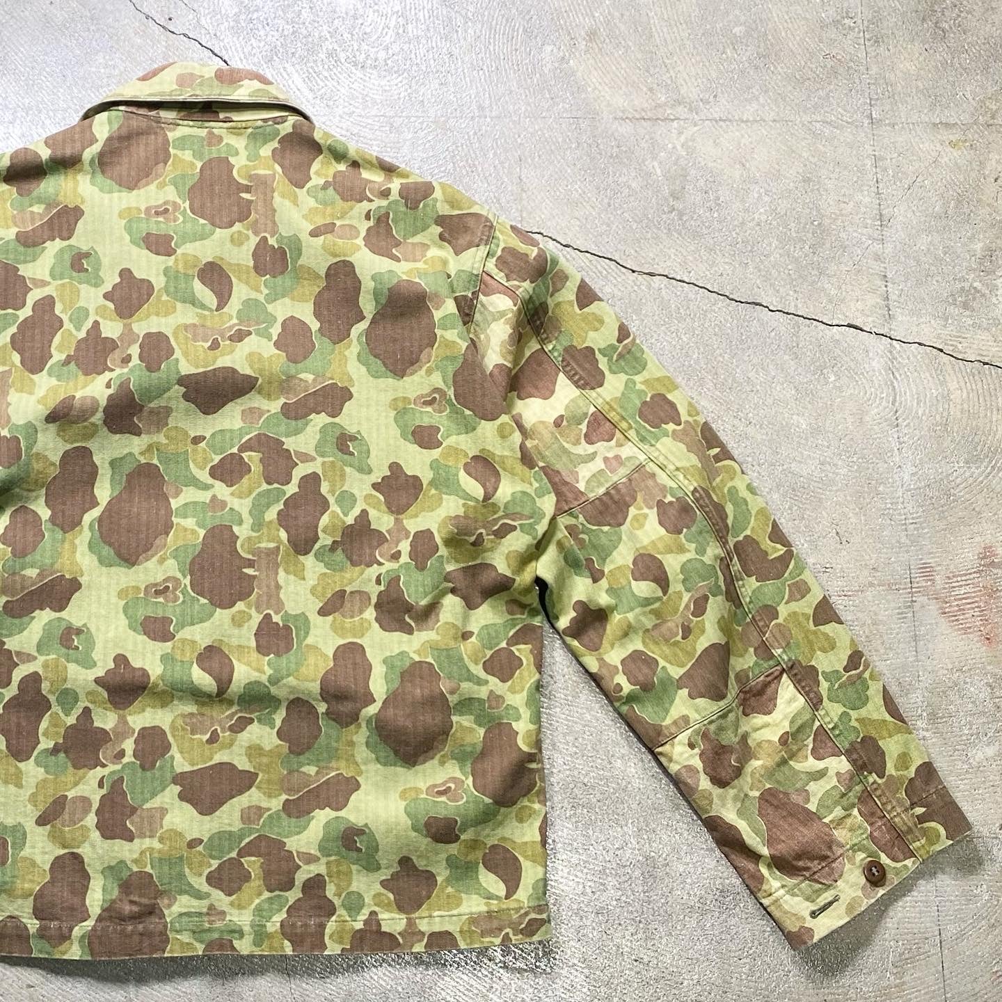 1940's US.ARMY DUCKHUNTER CAMO HBT JACKET (GOOD CONDITION